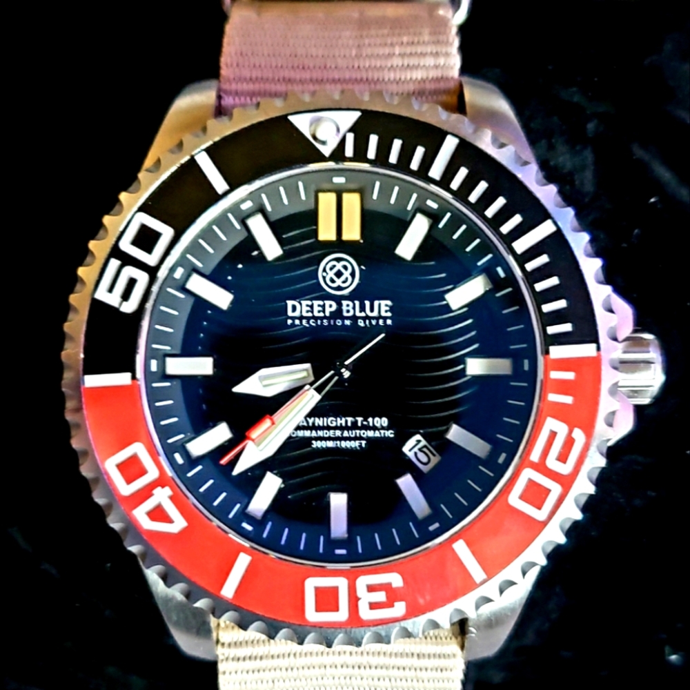 Deep Blue Day/Night Commander T-100 Automatic